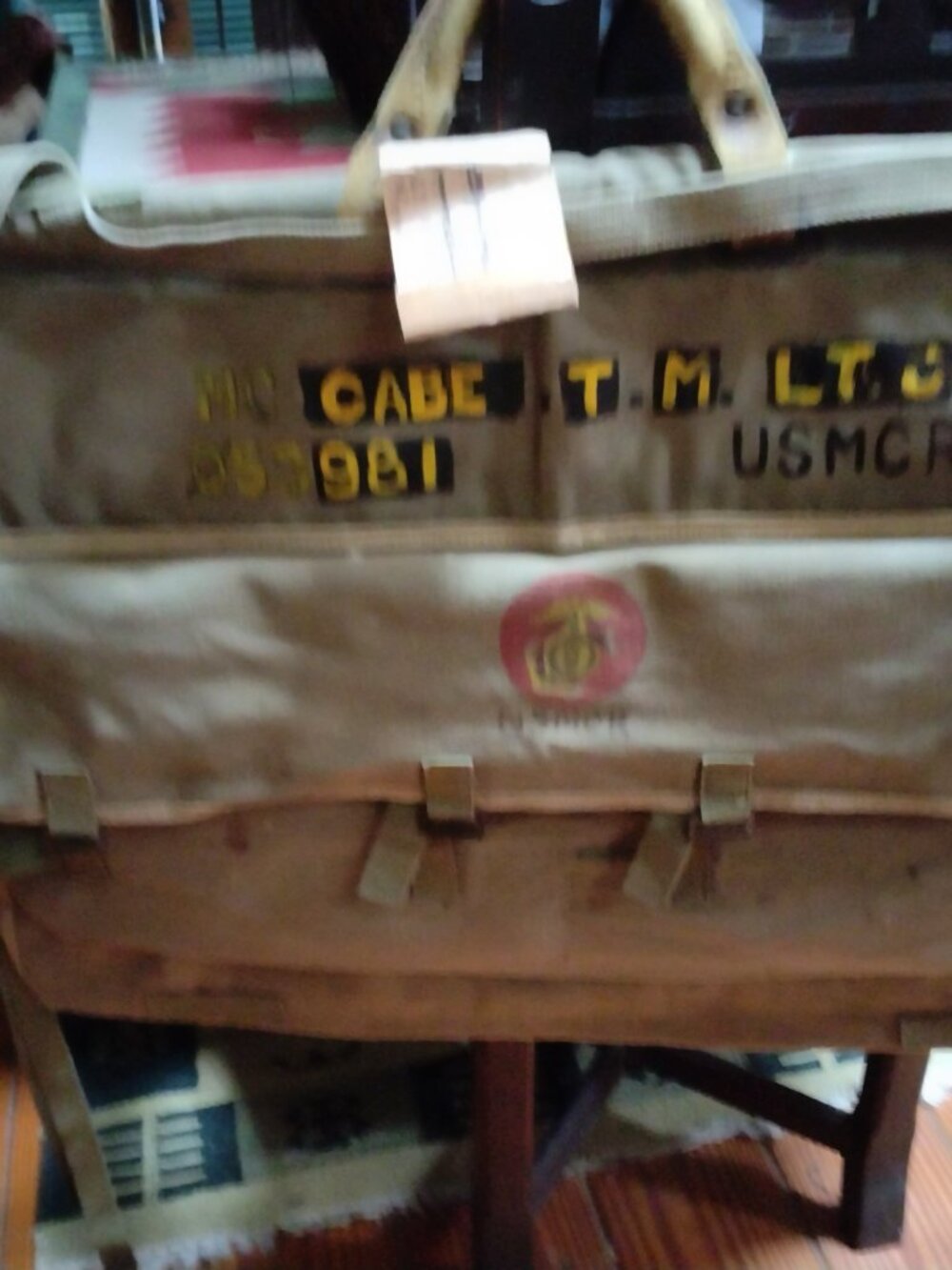 Vintage Piece Of Art USMC Travel Bag 29x21